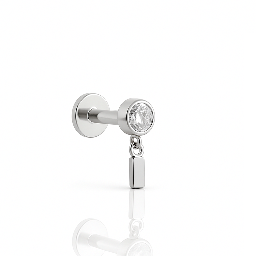 Jewelled Dangle Bar Flatback