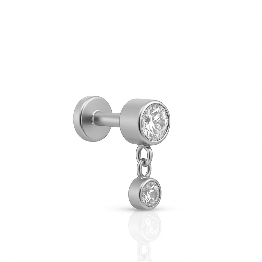 Jewelled Dangle Crystal Flatback