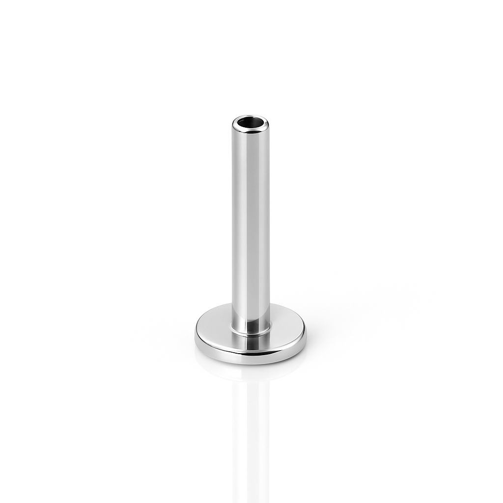 V-Platinum Internally Threaded Flatback - Bar Only
