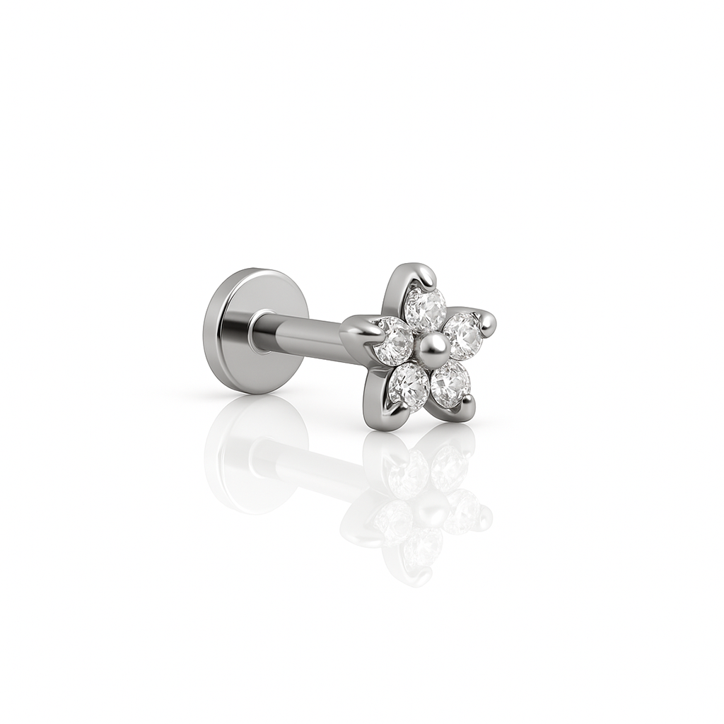 Small Jewelled Flower Flatback