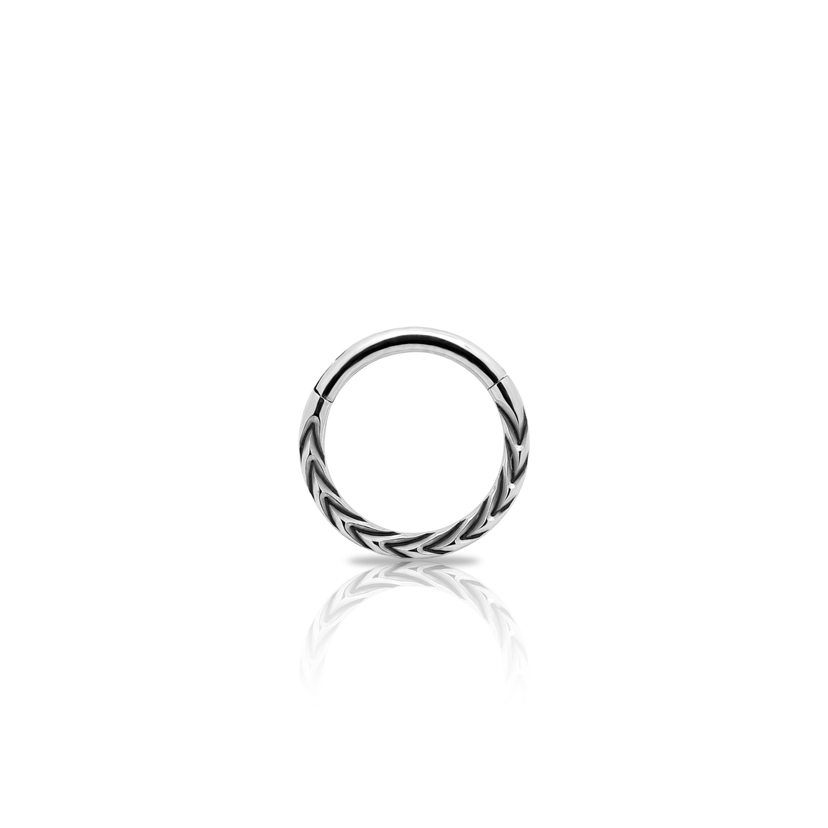 Carved Hinged Ring