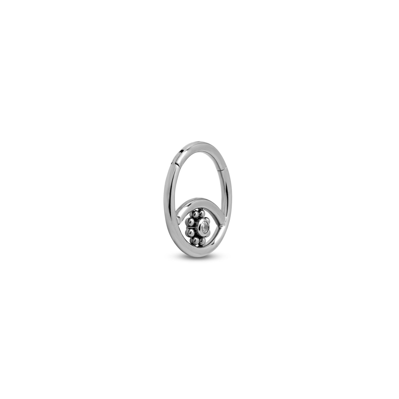 Cluster Eye Hinged Ring