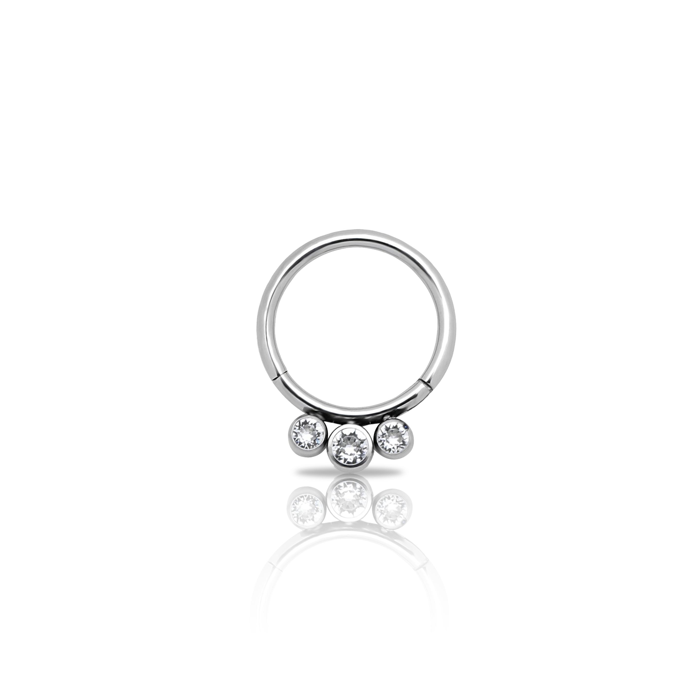 3 Gem Hinged Ring