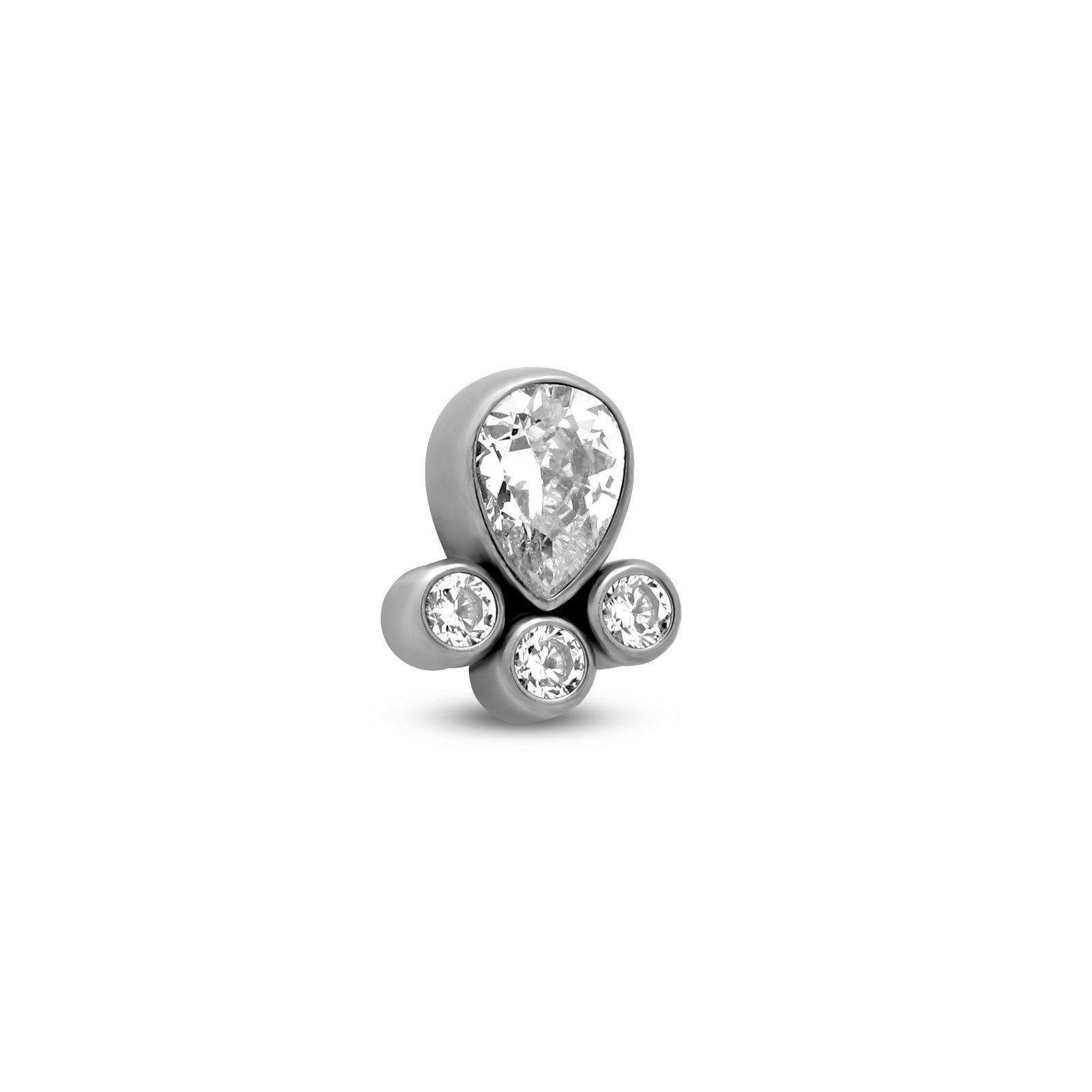 Jewelled Paw Cluster Flatback
