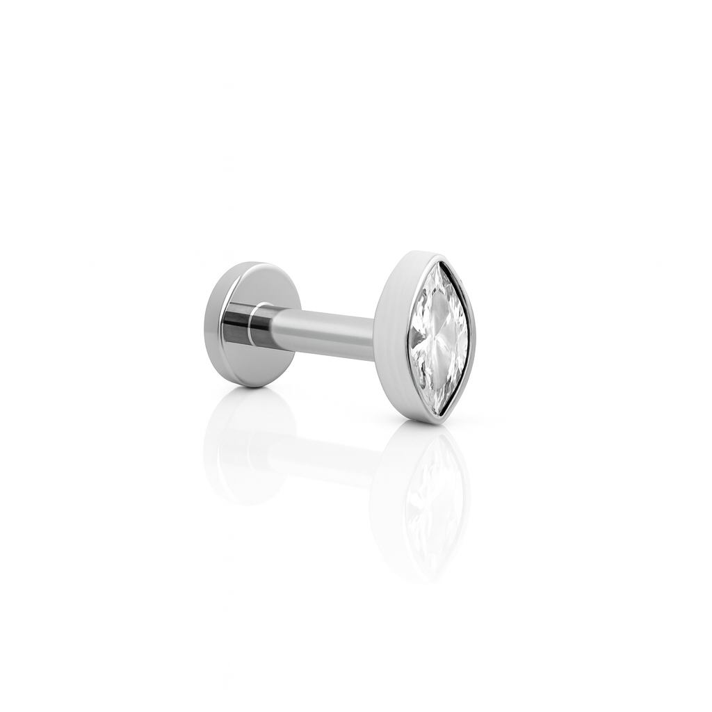 Jewelled Oval Flatback