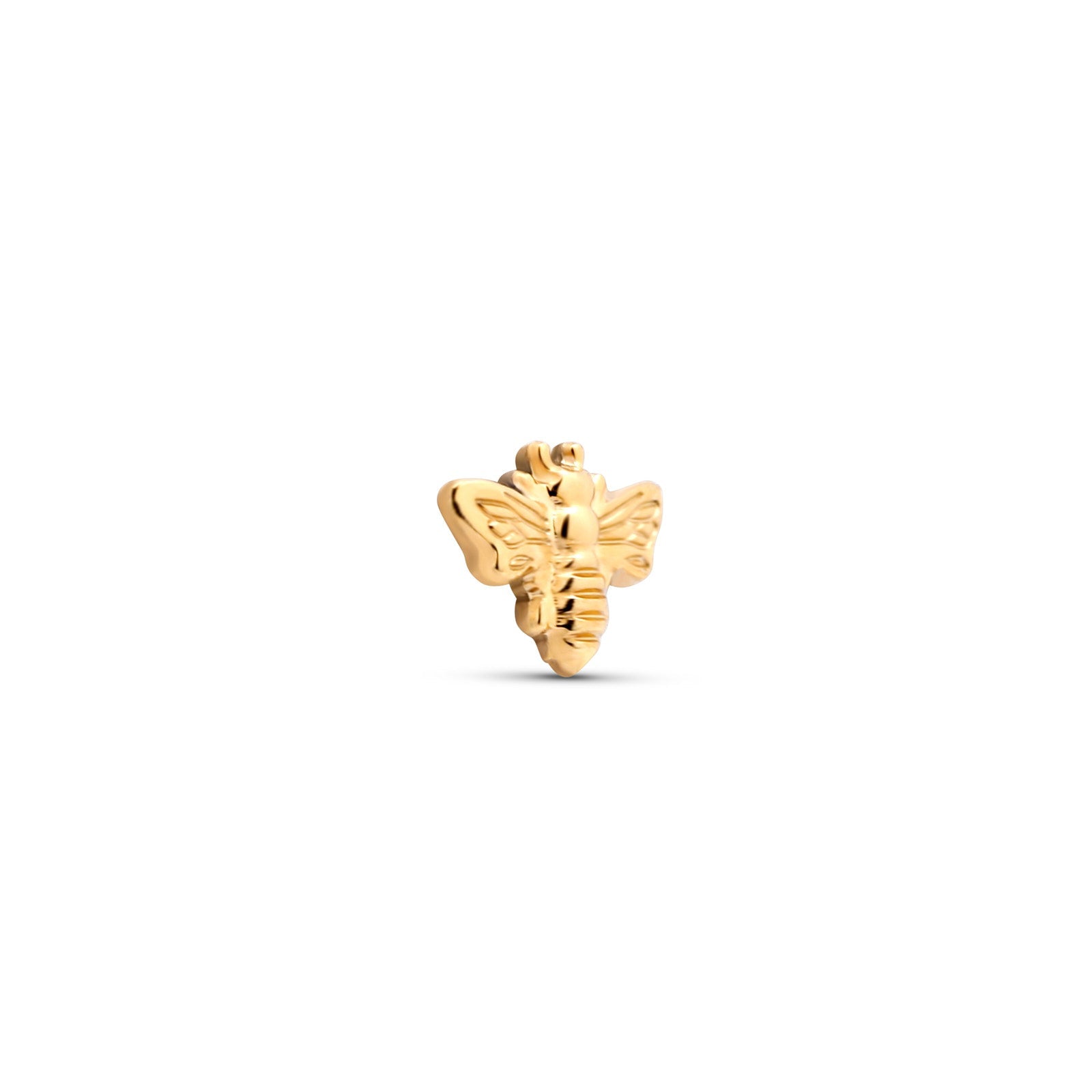 18k V-Gold Bee Flatback