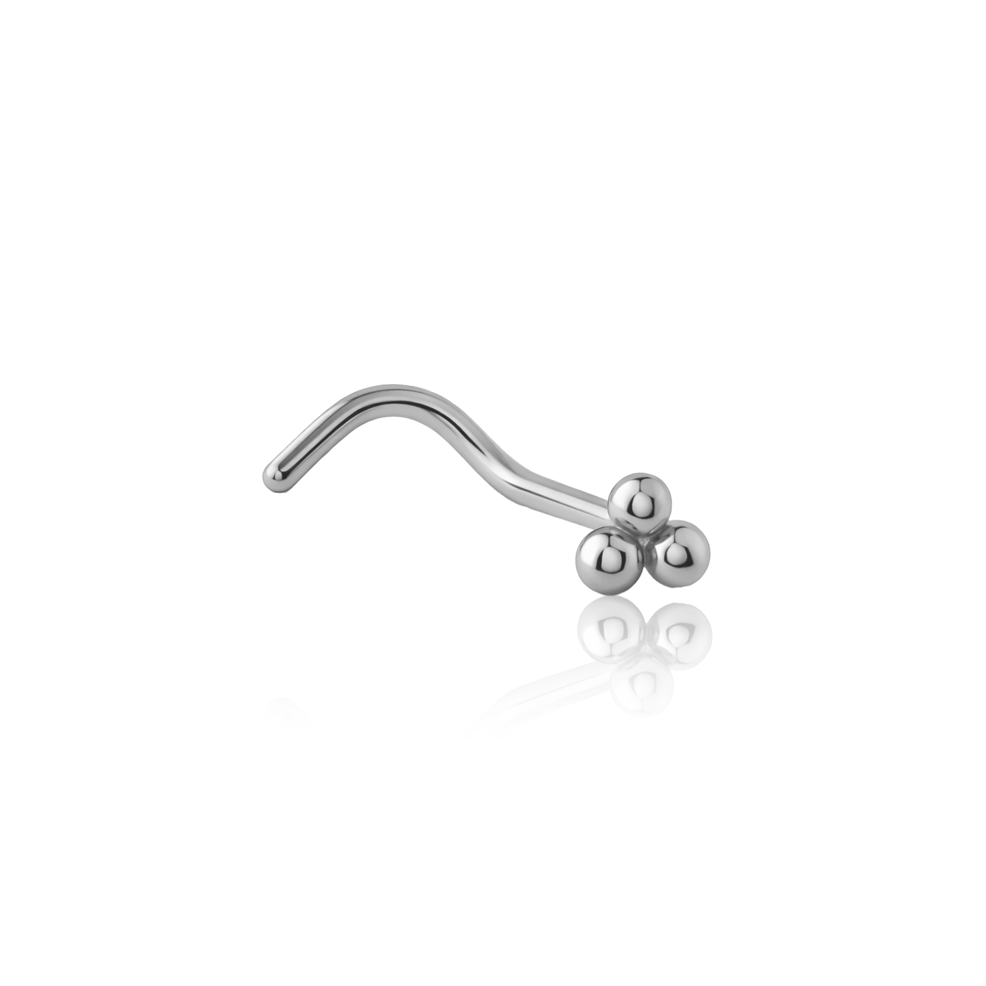Surgical Steel Trinity Ball Nose Stud