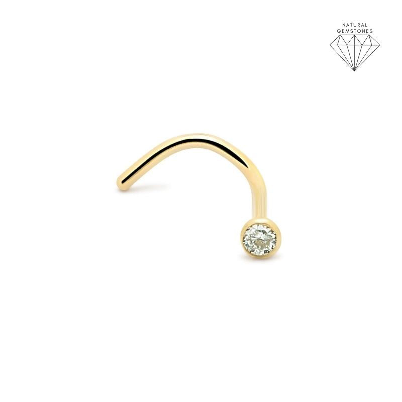 18ct Gold Diamond Nose Stud