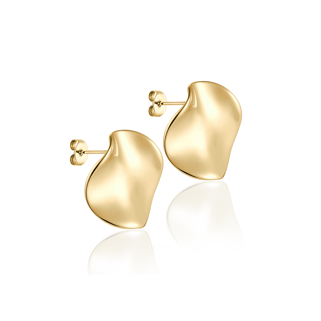 14kt V-Gold Earrings - Phallo