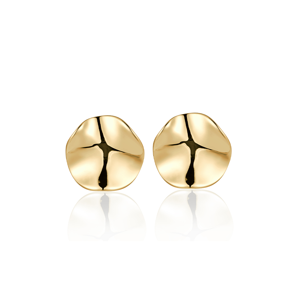 14kt V-Gold Earrings - Phallo
