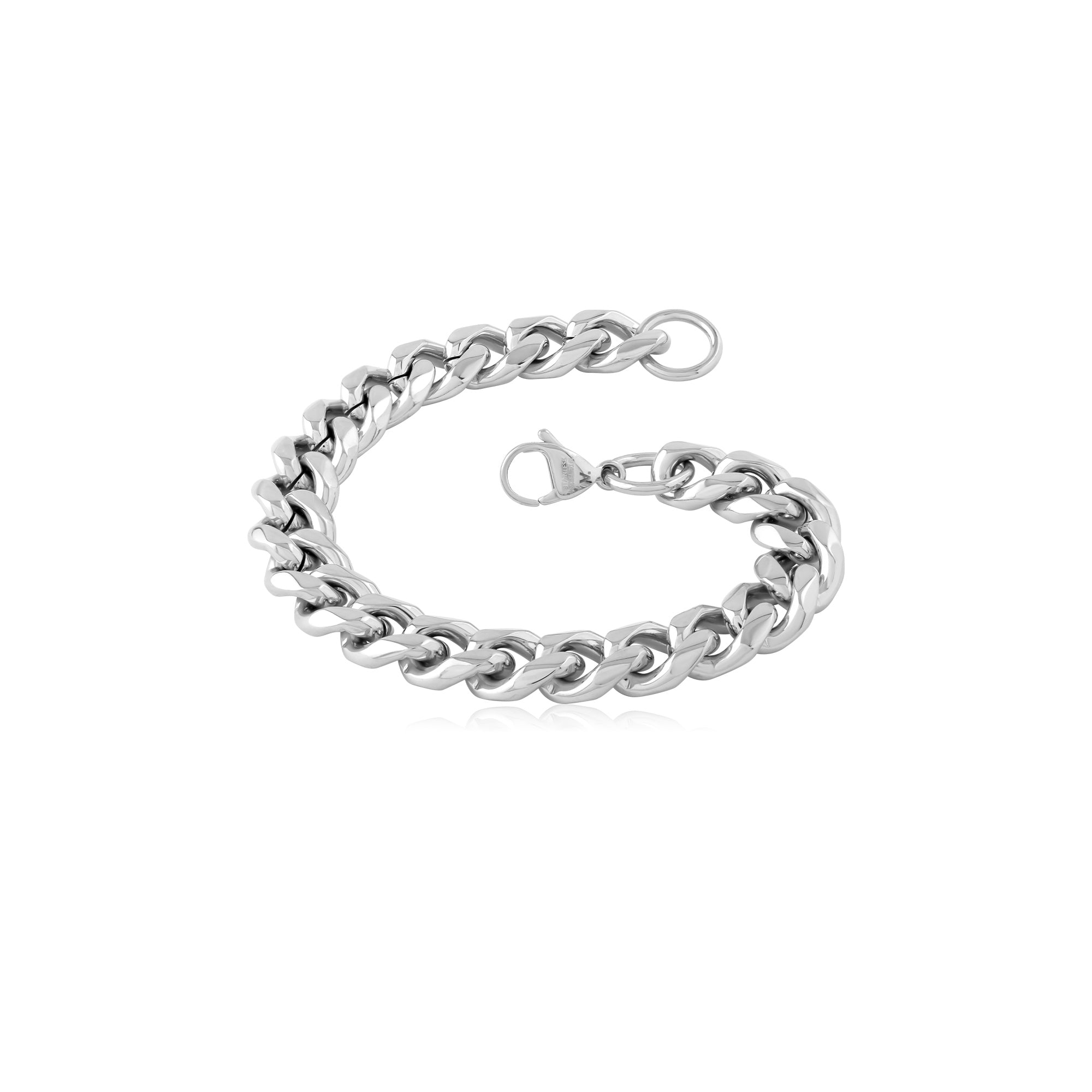 Steel Bracelet Large Curb