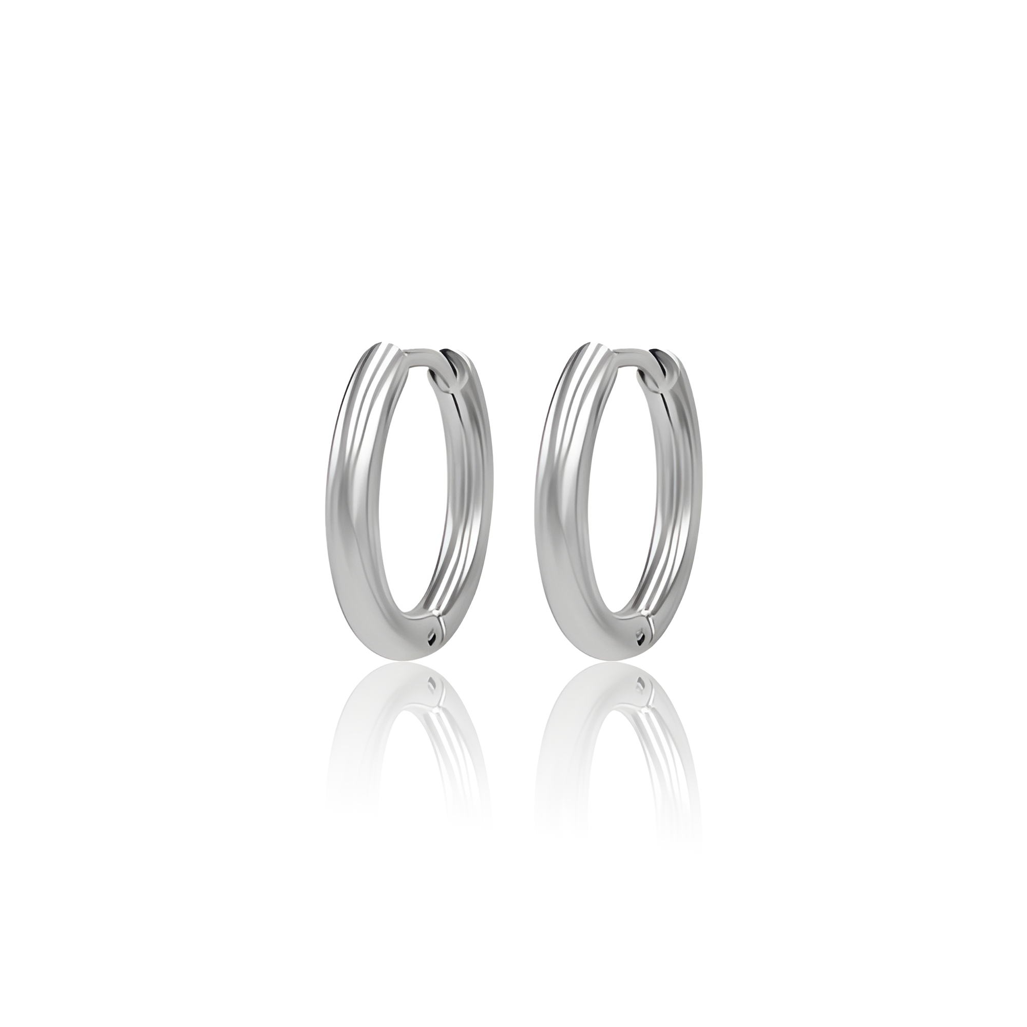 Surgical Steel Hoop Earrings - Pair