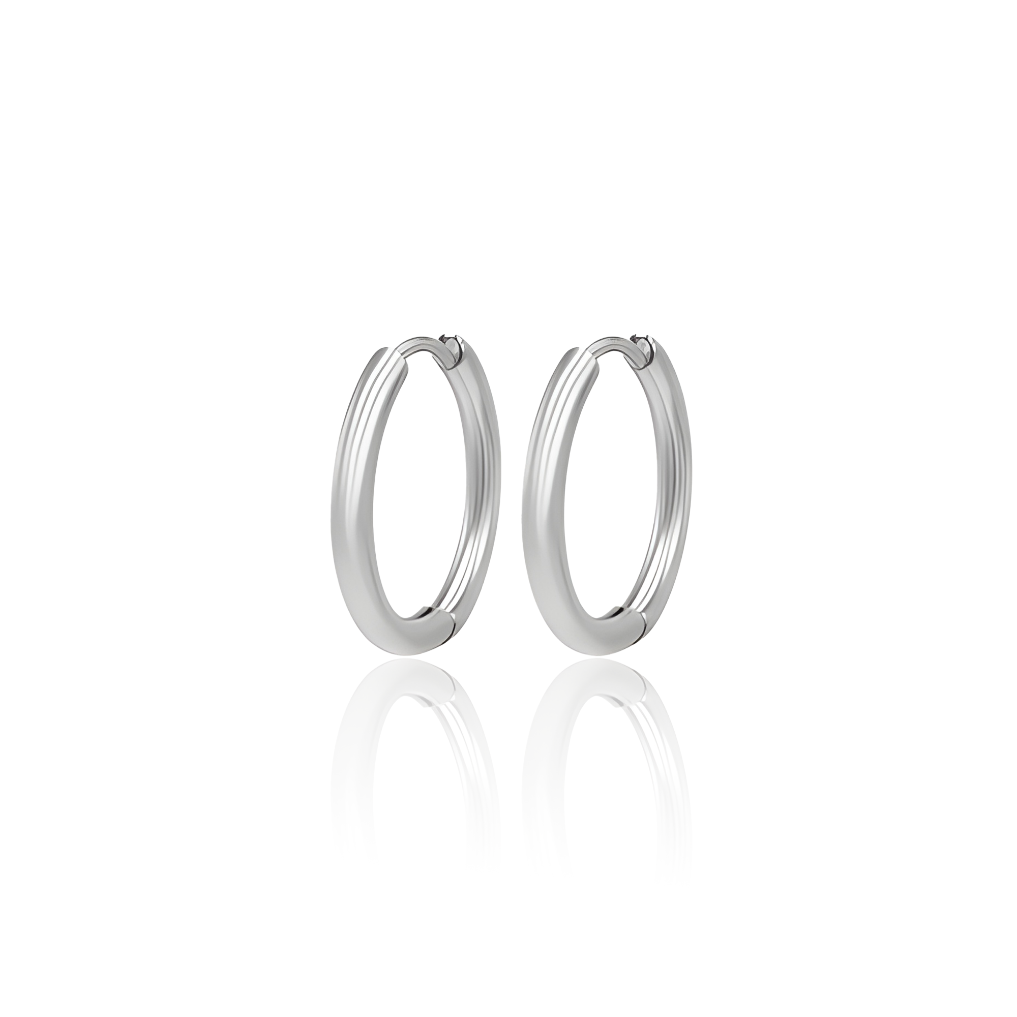 Surgical Steel Hoop Earrings - Pair