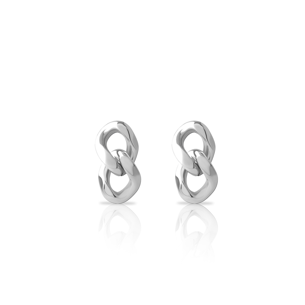 Surgical Steel 2 Link Earrings - Pair