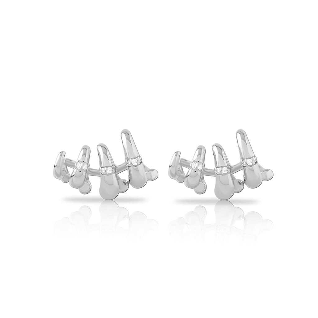 Surgical Steel Claw Earrings - Pair