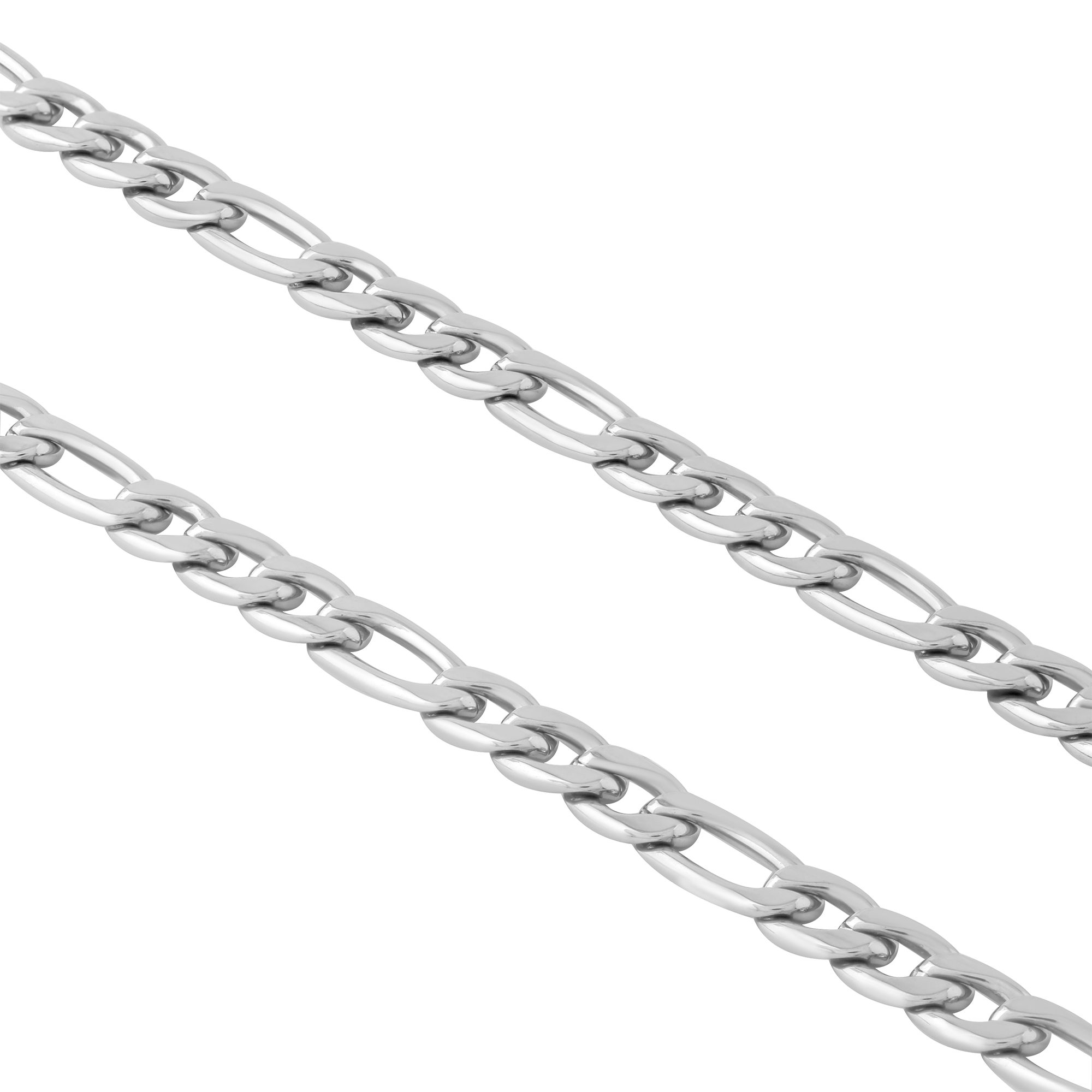 Steel Necklace Figaro
