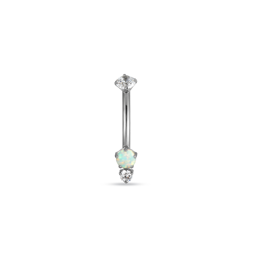 Titanium Duo Navel Bar