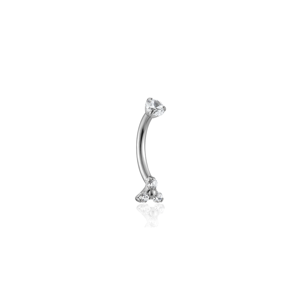 Titanium Trio Navel Bar