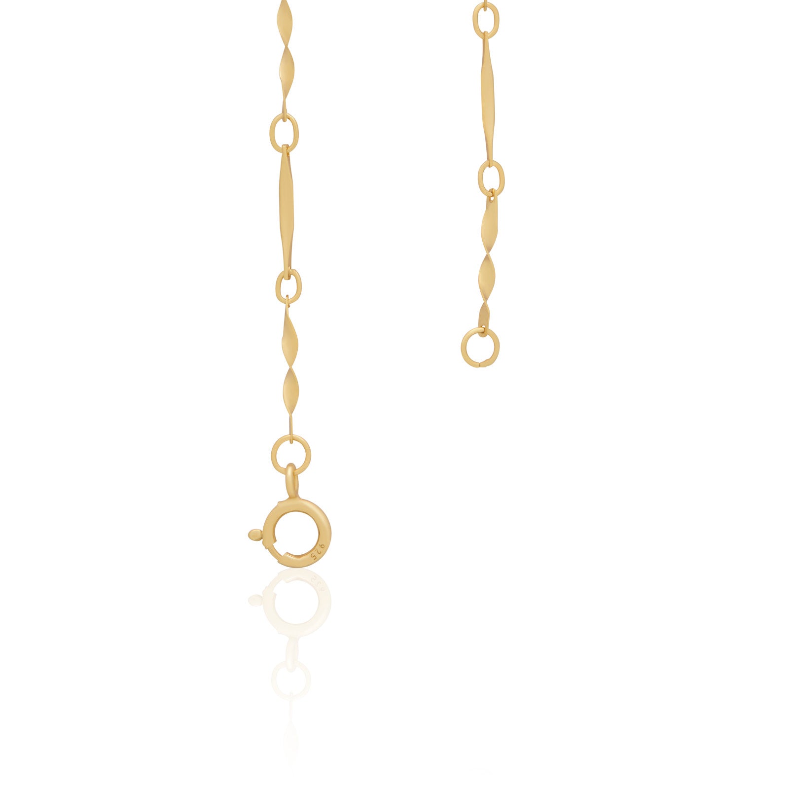 14kt Gold Vermeil Necklace Silk Line