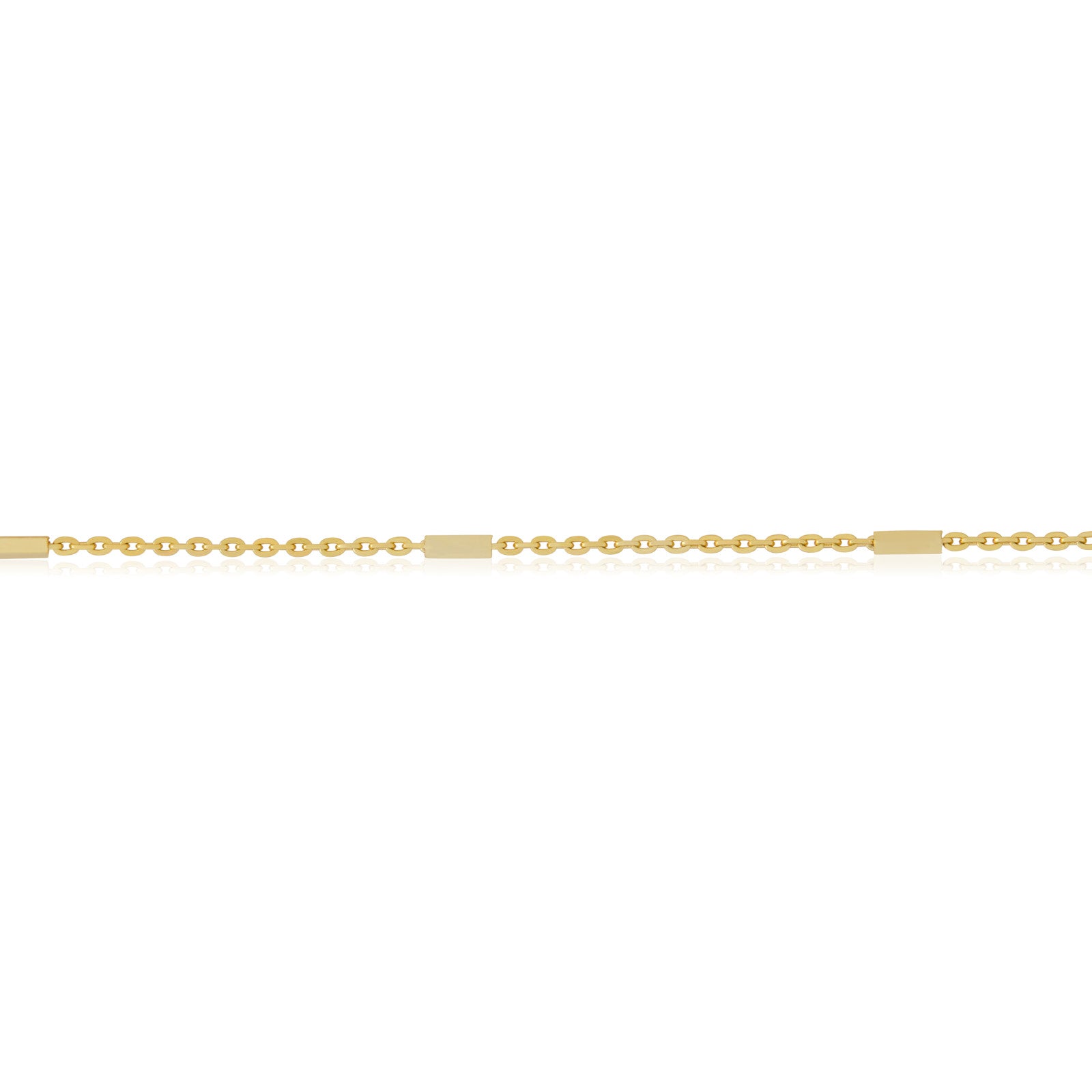 14k Gold Vermeil Soldered Chain - Fine Bar