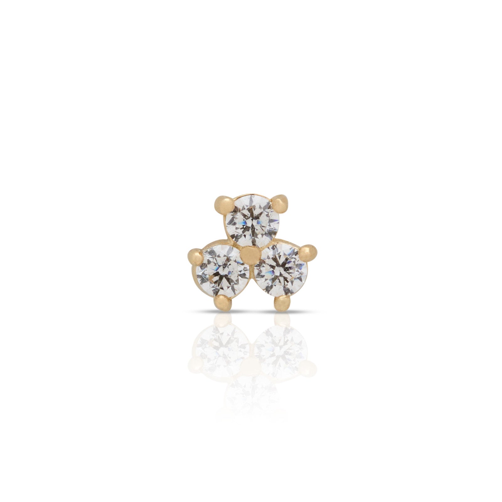 14kt Solid Gold Charm Slider Trio
