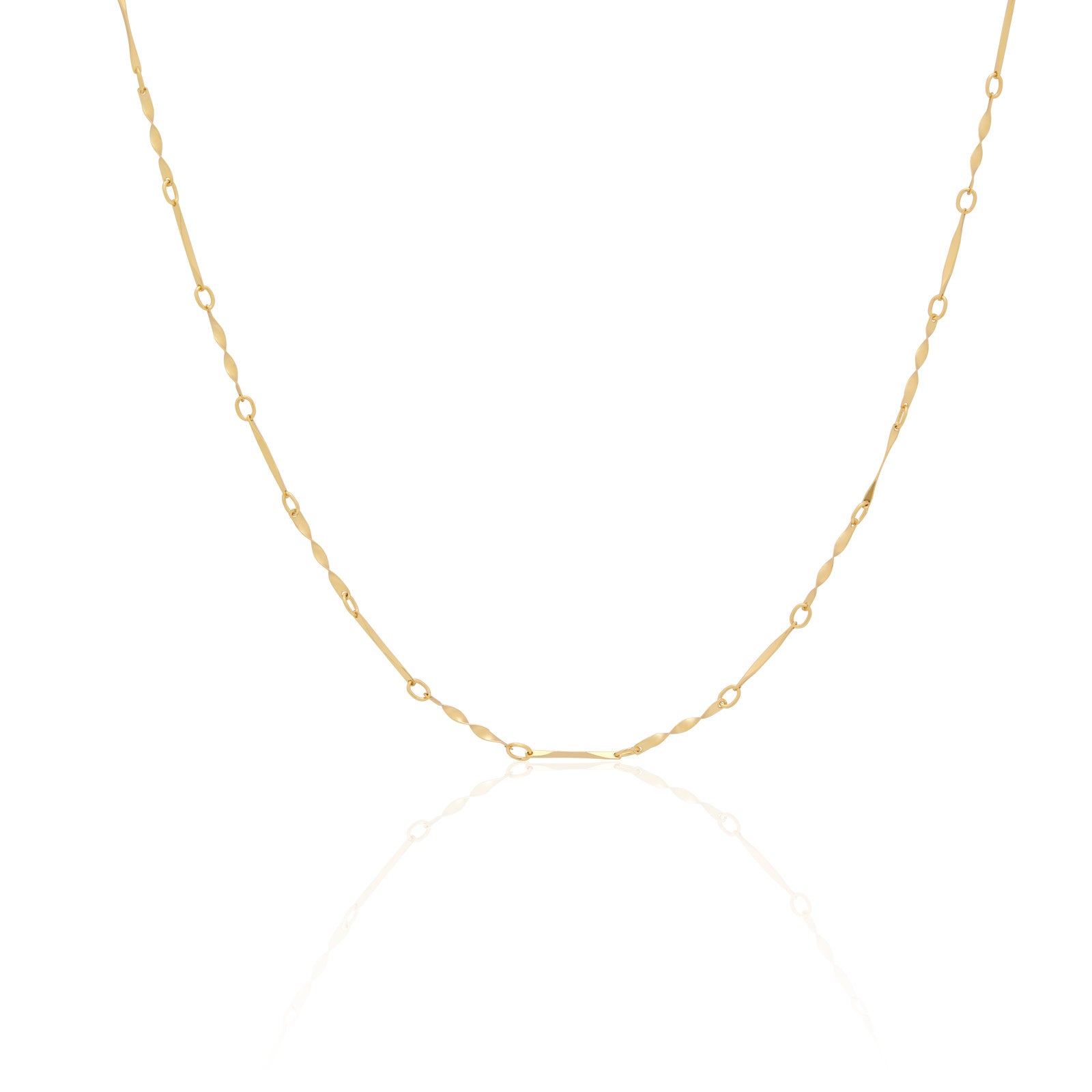 14kt Gold Vermeil Necklace Silk Line