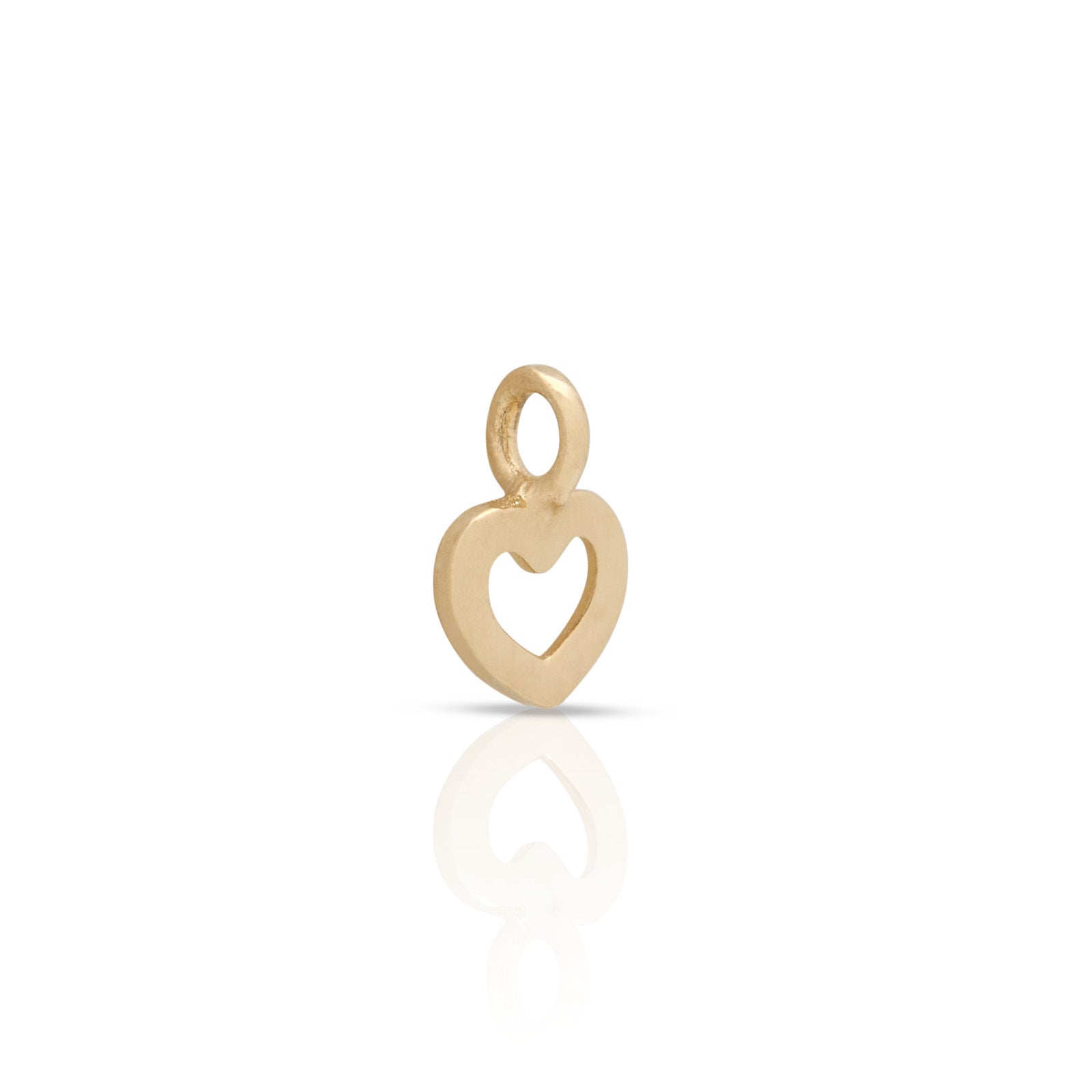 14kt Solid Gold Charm Heart
