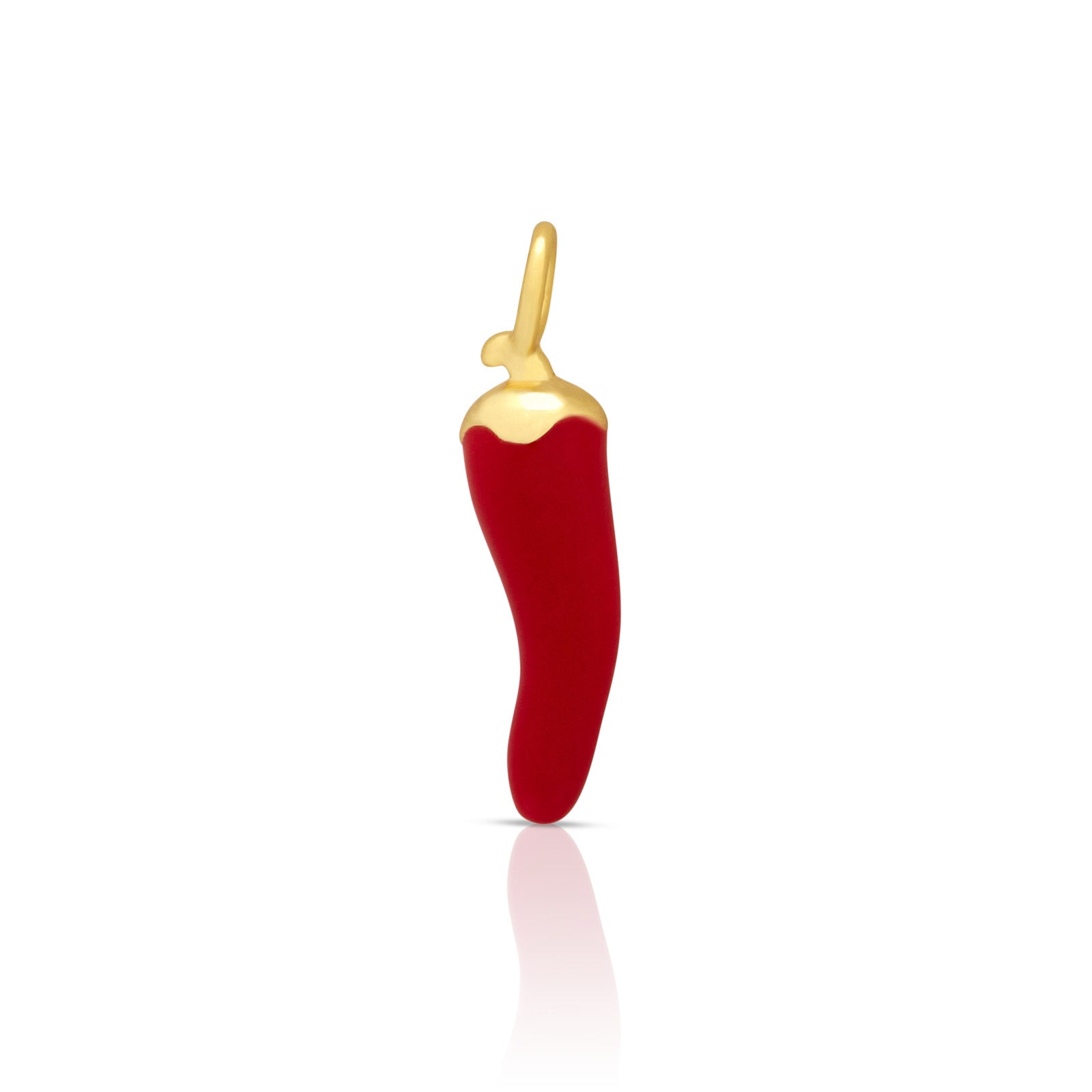 14kt Gold Vermeil Permanent Charm - Chilli
