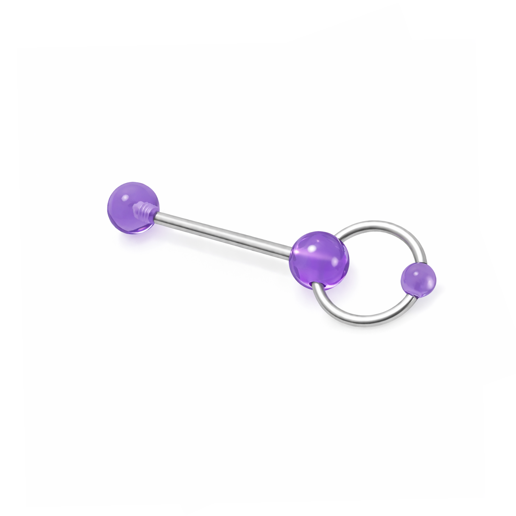 BCR & Ball Straight Barbell