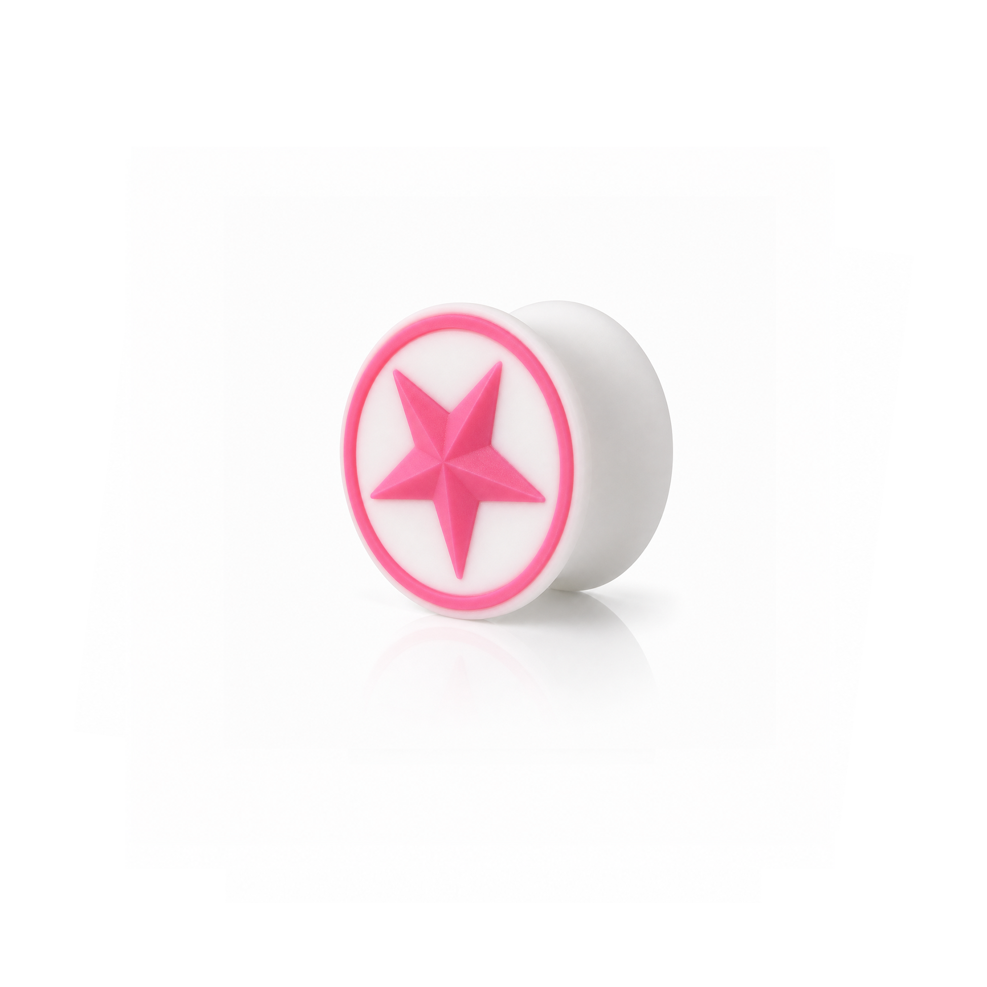 Embossed Star Silicone Plug