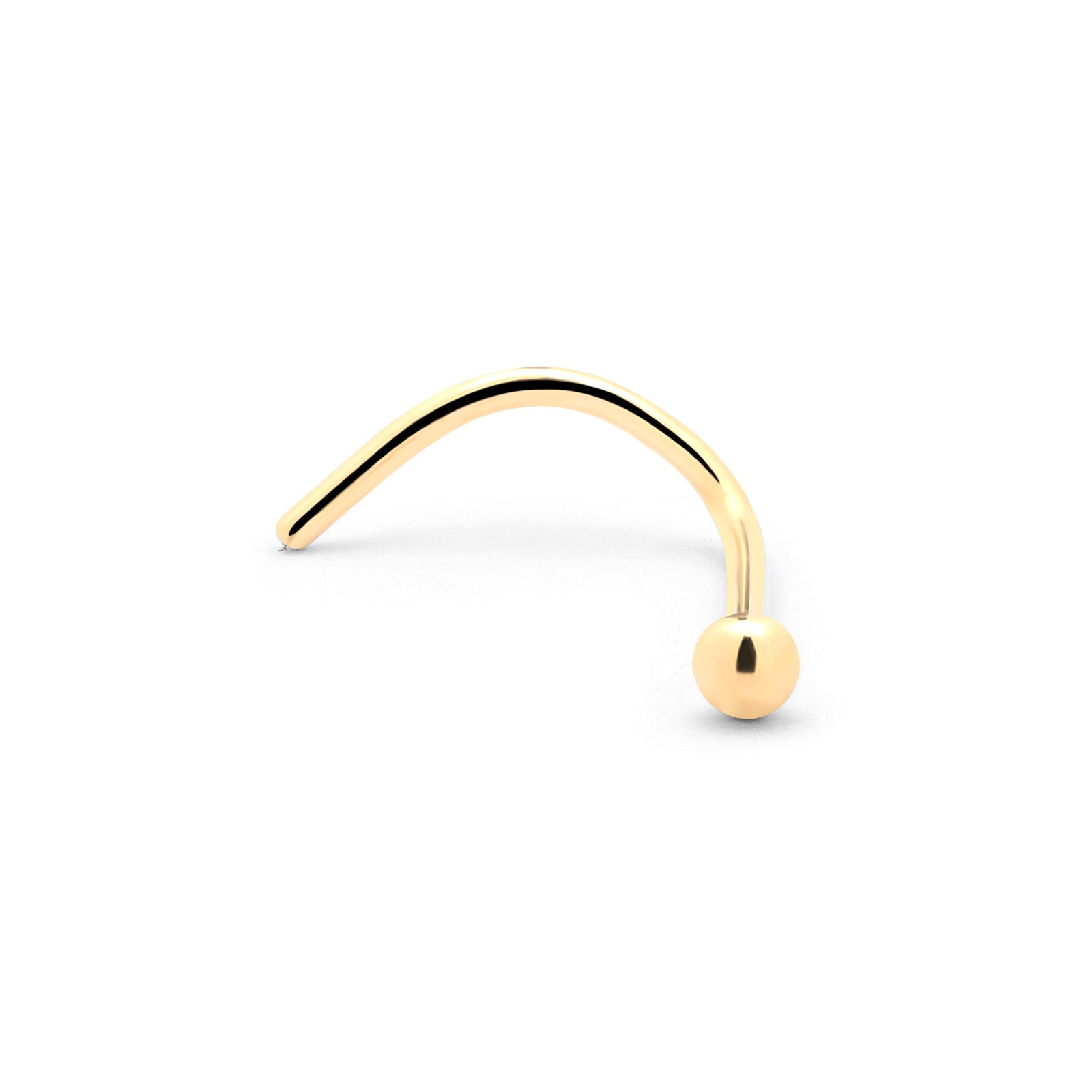 18ct Gold Ball Nose Stud