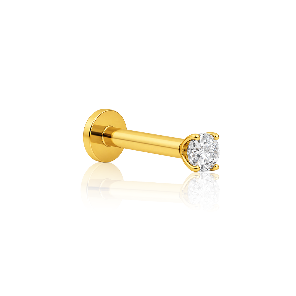 V-Gold Claw Crystal Flatback