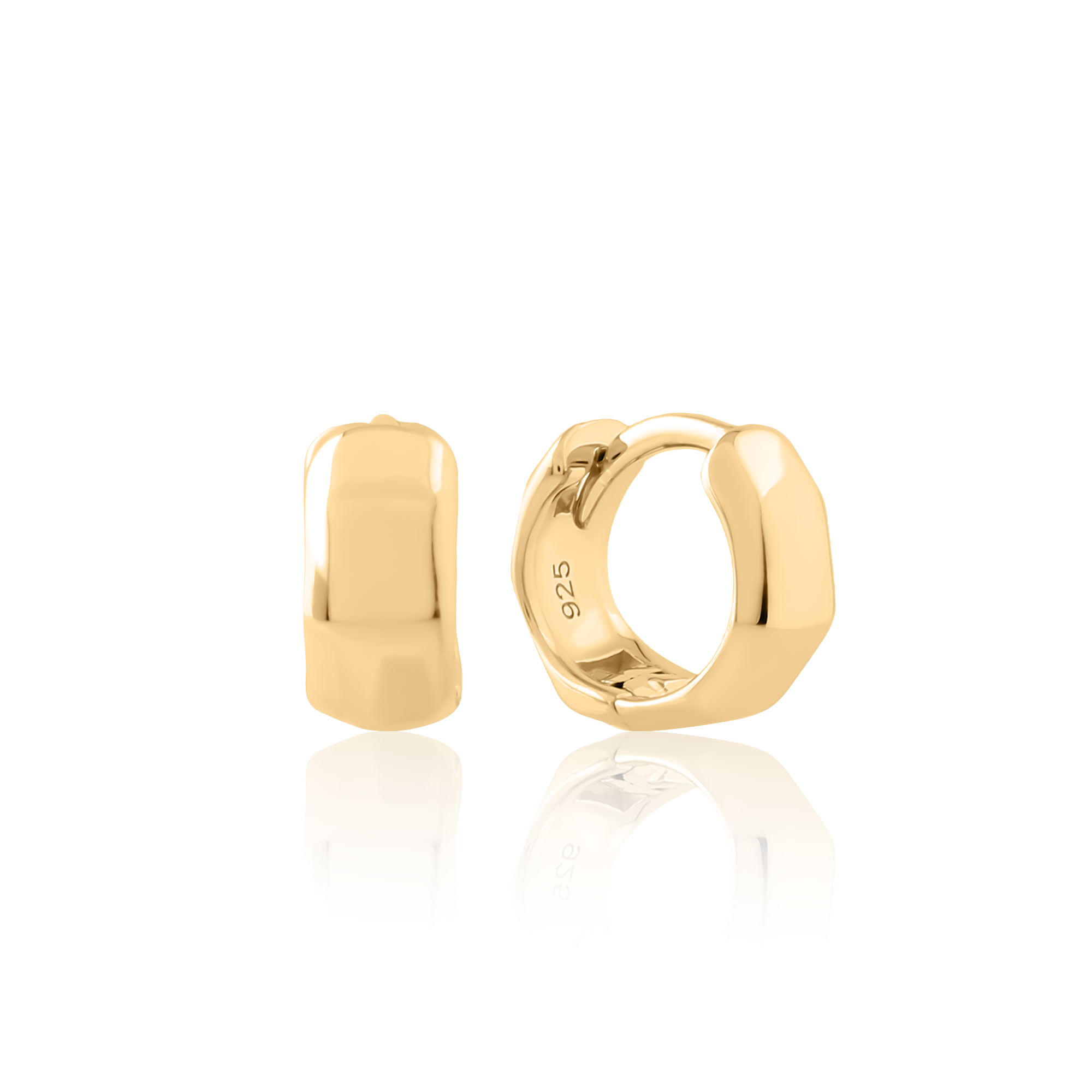 Polyhug - 14kt Gold Vermeil Earrings