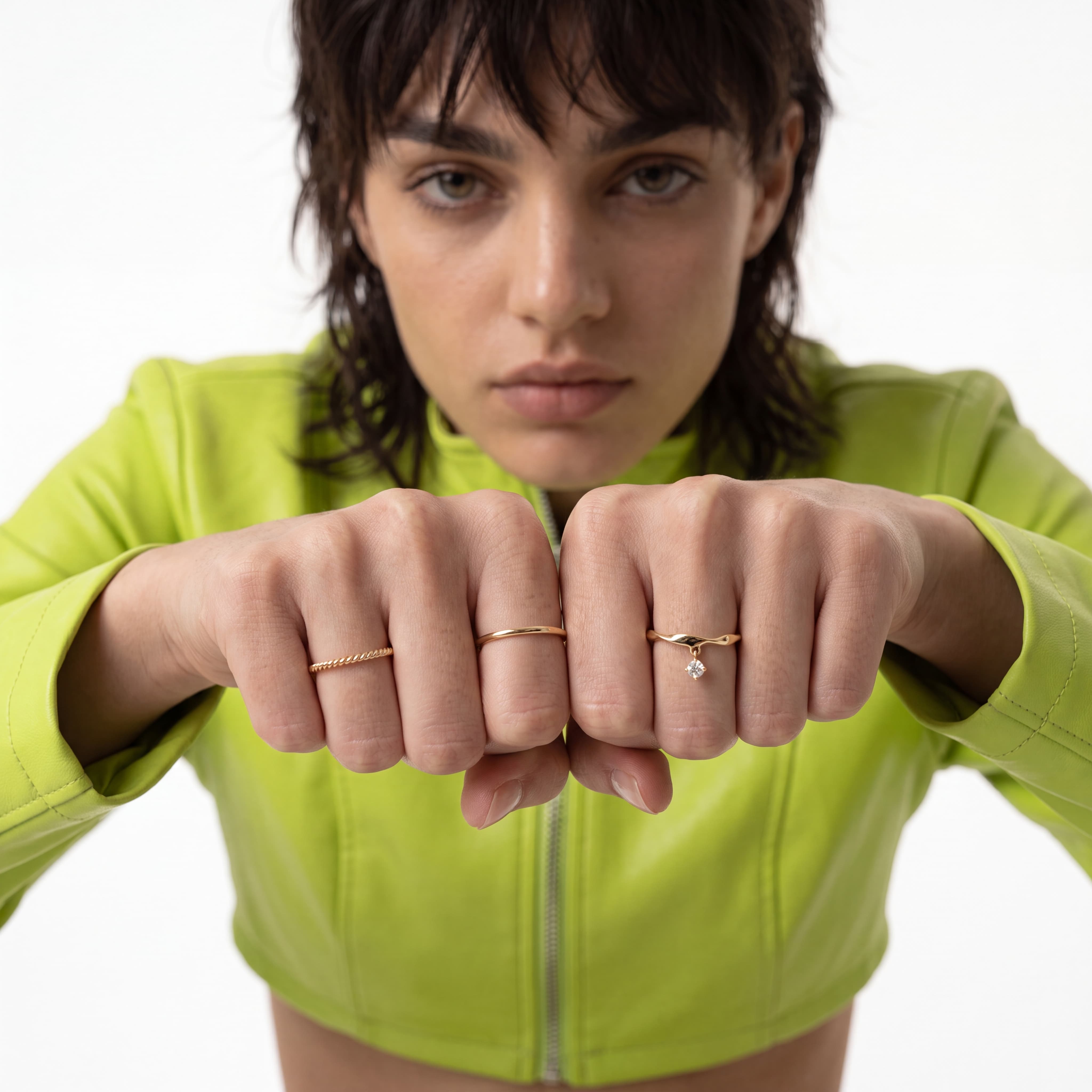 Fine - 14kt Vermeil Gold Ring