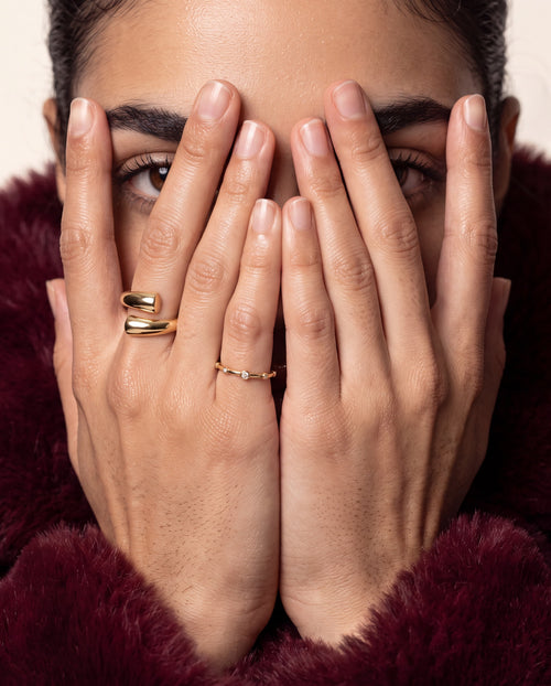 14kt V-Gold Ring - Caria