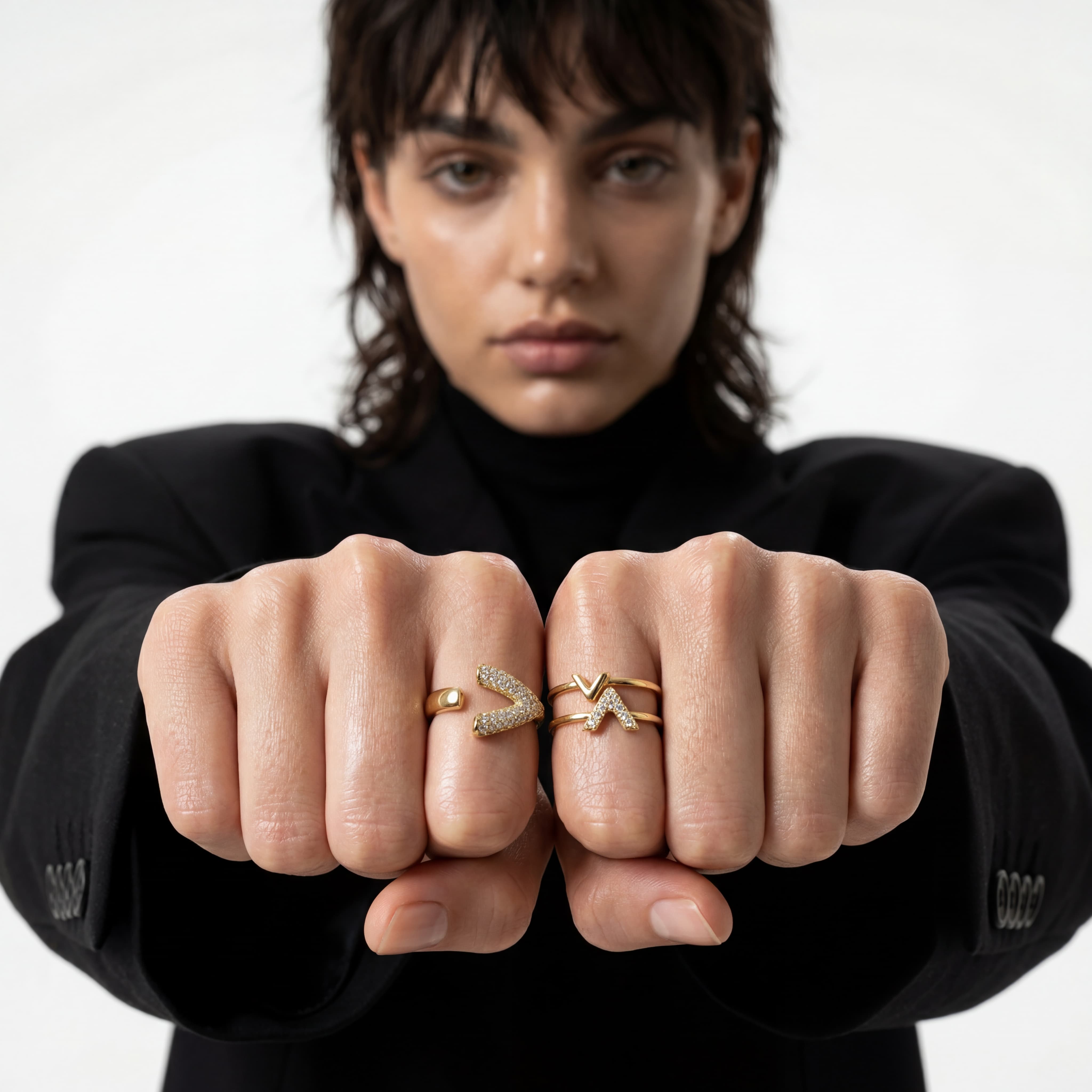 14kt V-Gold Ring - Vanilla