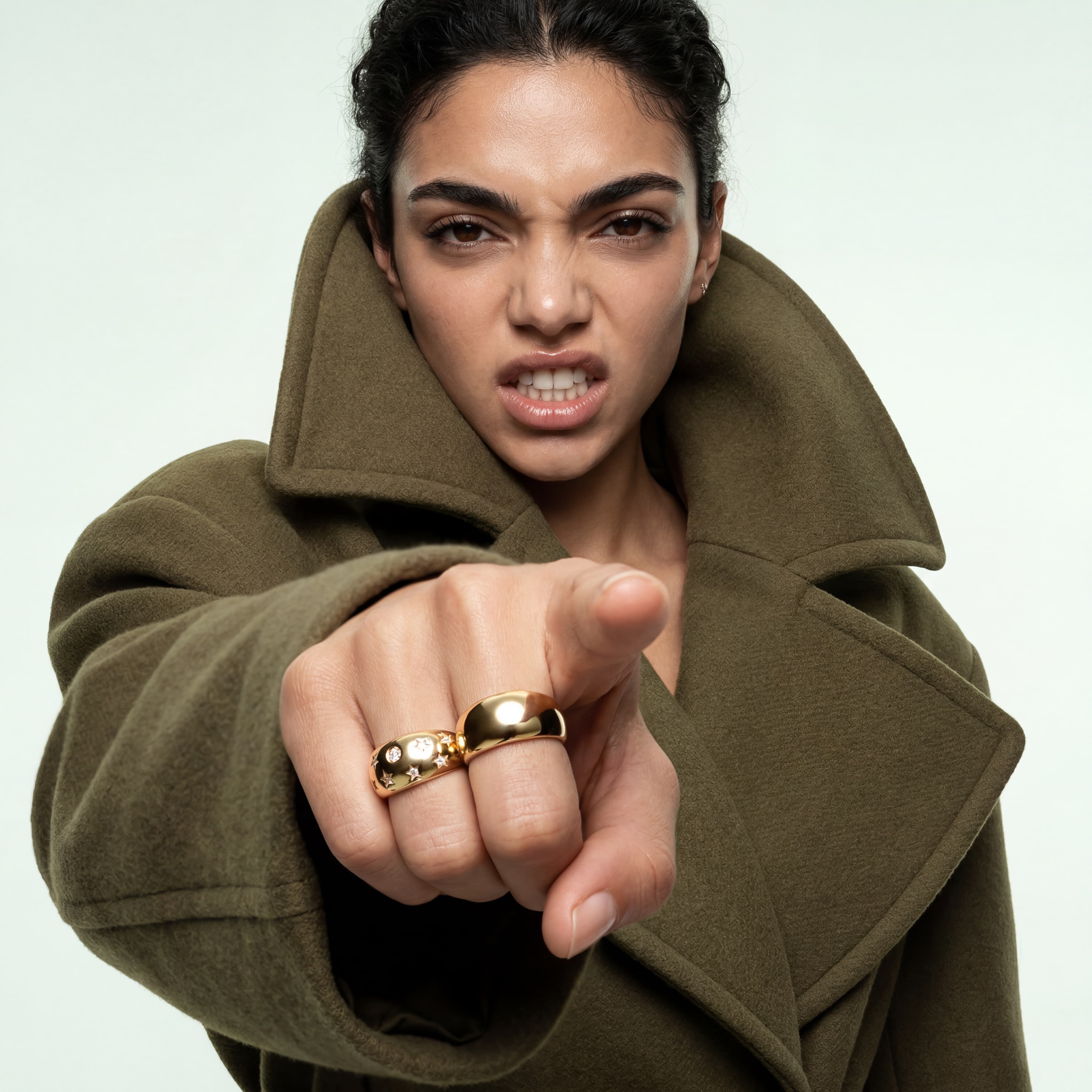Thundra - 14kt Gold Vermeil Ring