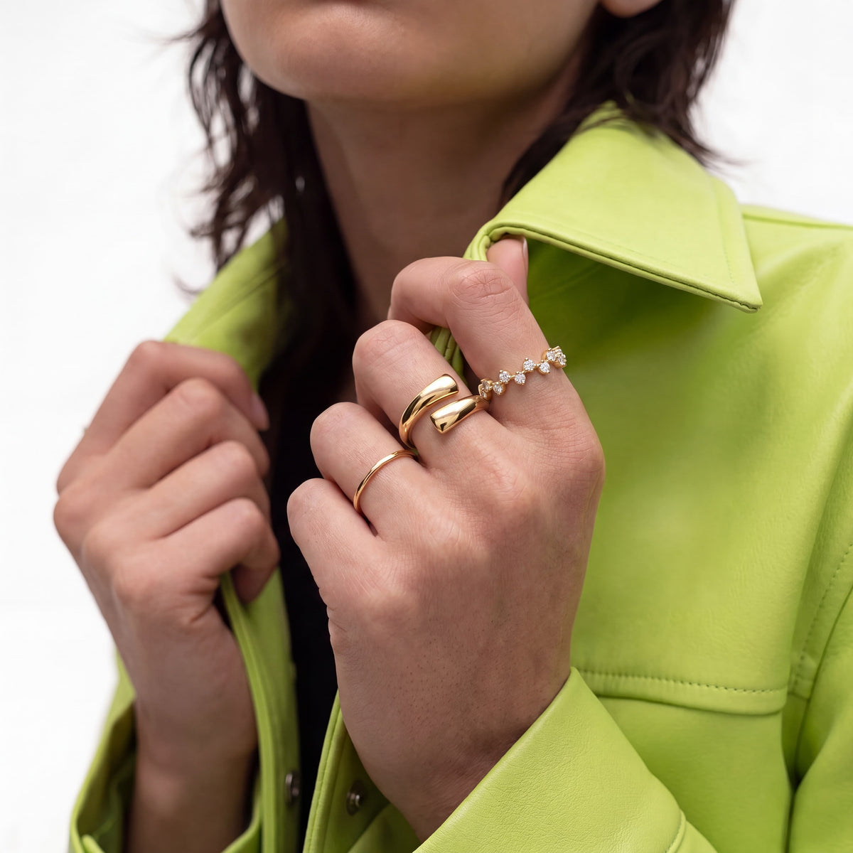 14kt V-Gold Ring - Jag