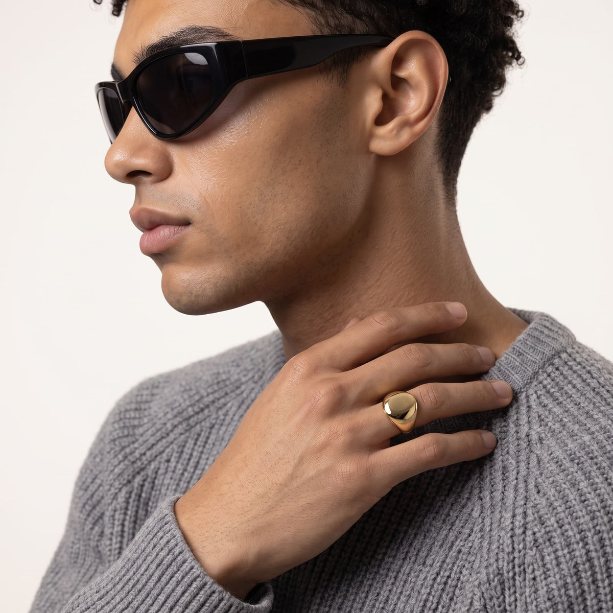 18k V-Gold Ring - Noble