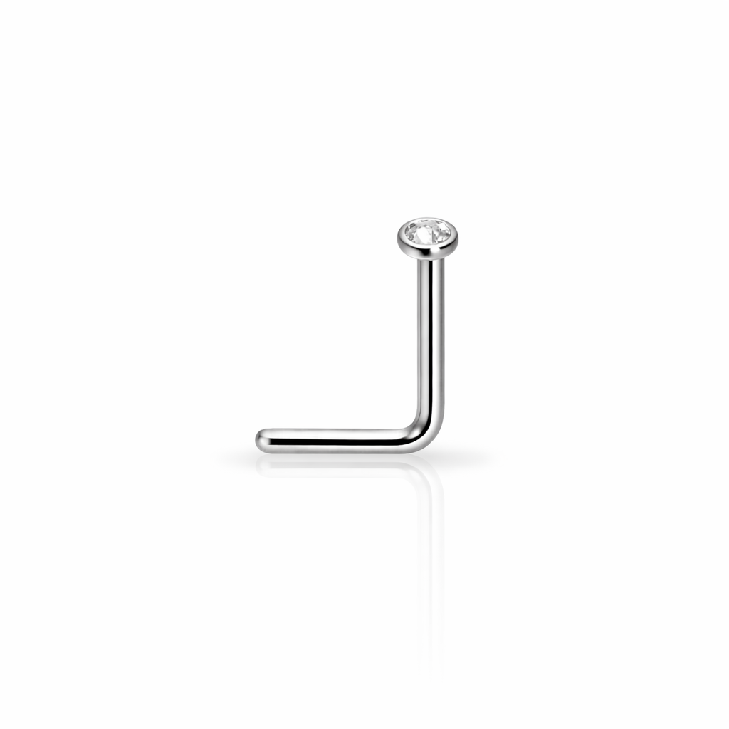 Mini Surgical Steel Jewelled Nose Stud