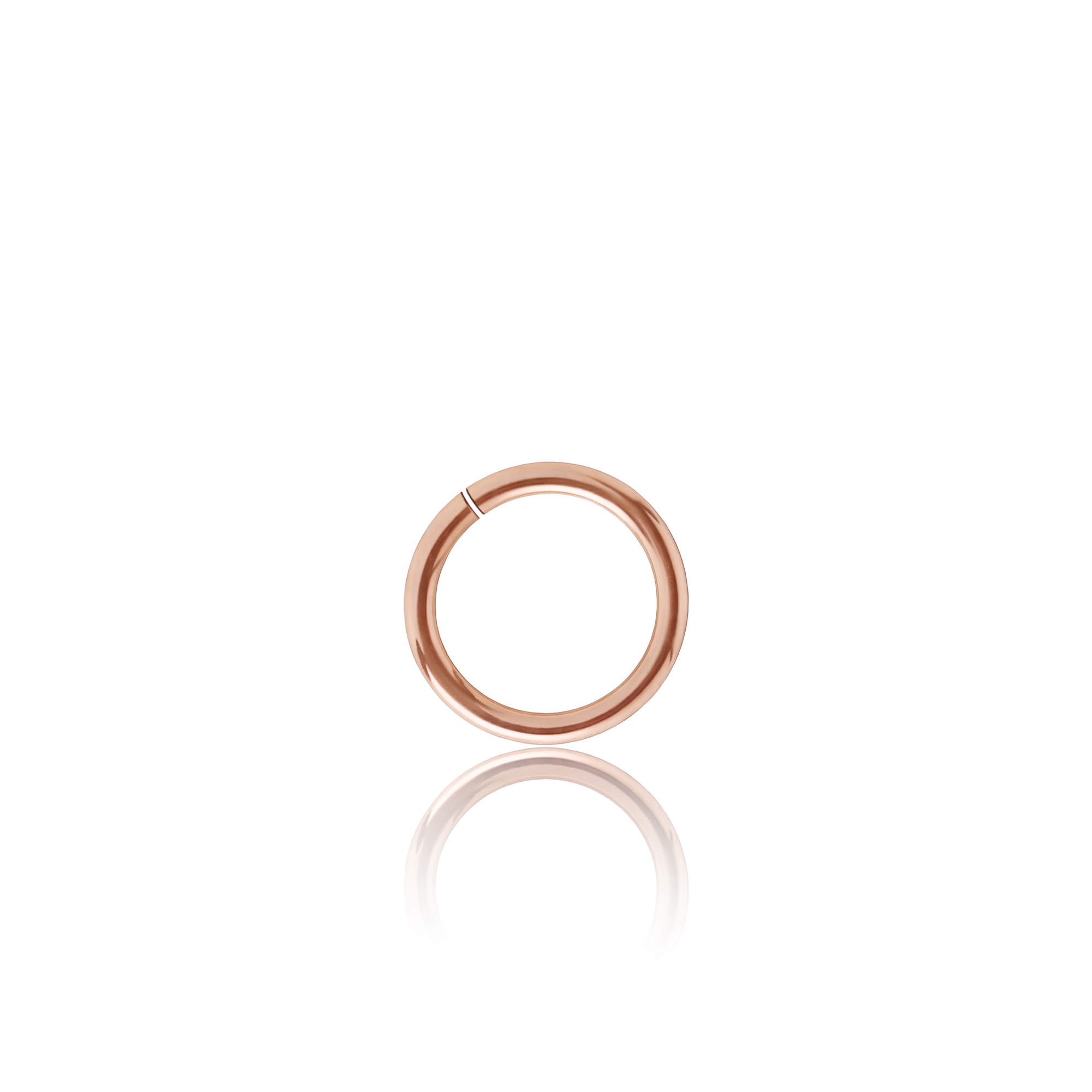 Rose Gold Continuous Nose Ring
