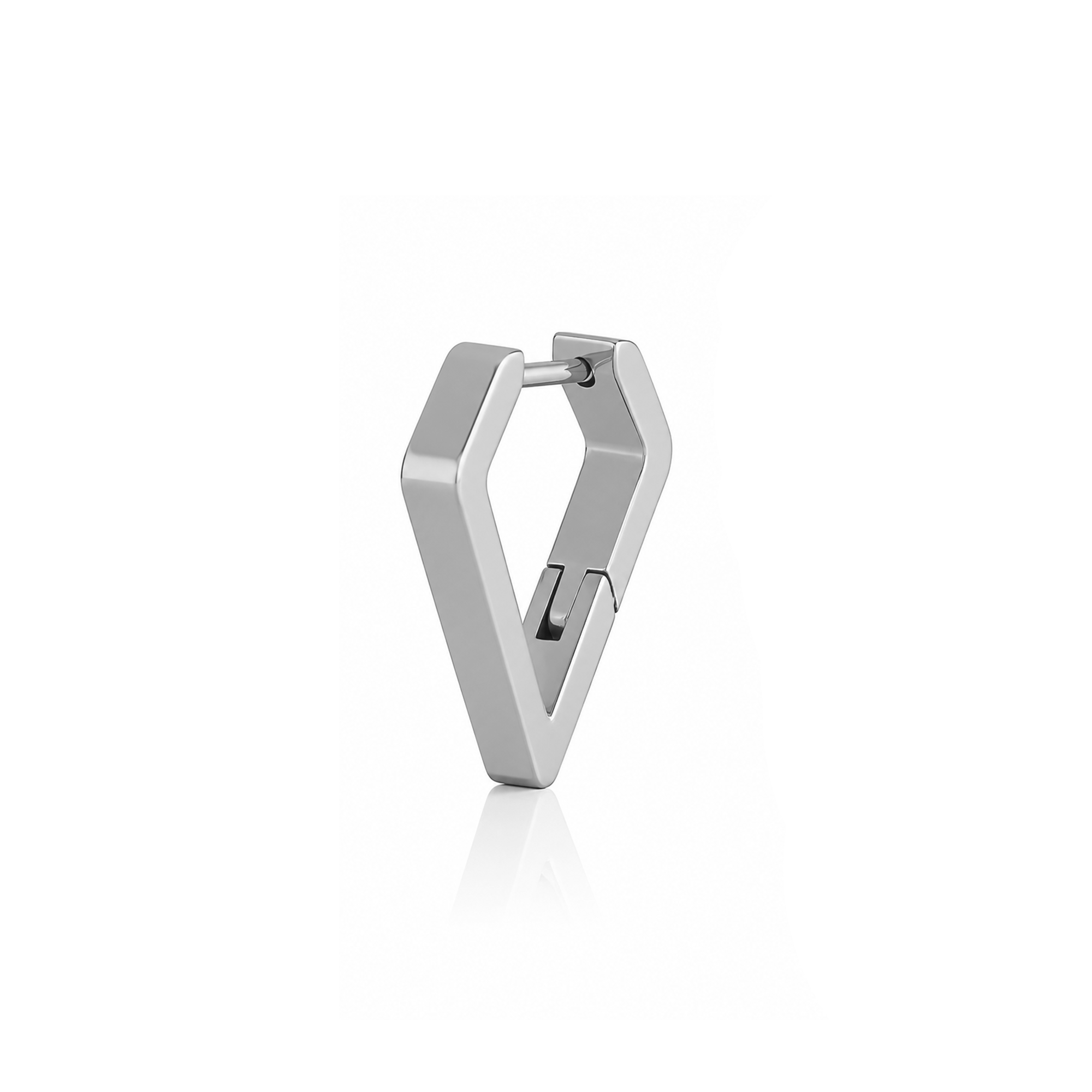 Stainless Ear Clicker Rounded Triangle