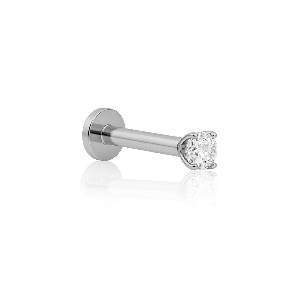 Surgical Steel Claw Crystal Flatback