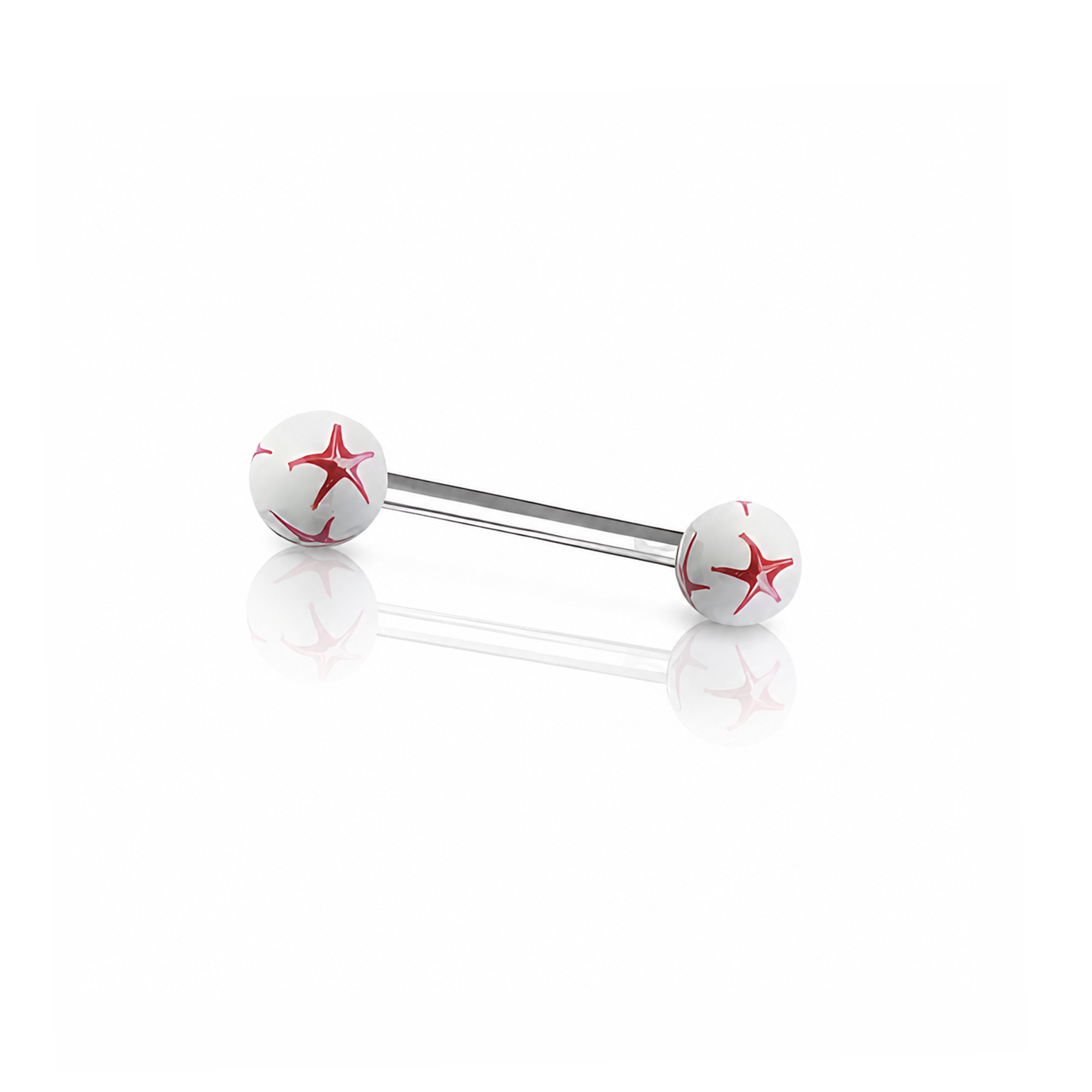 Star Swirl Straight Barbell
