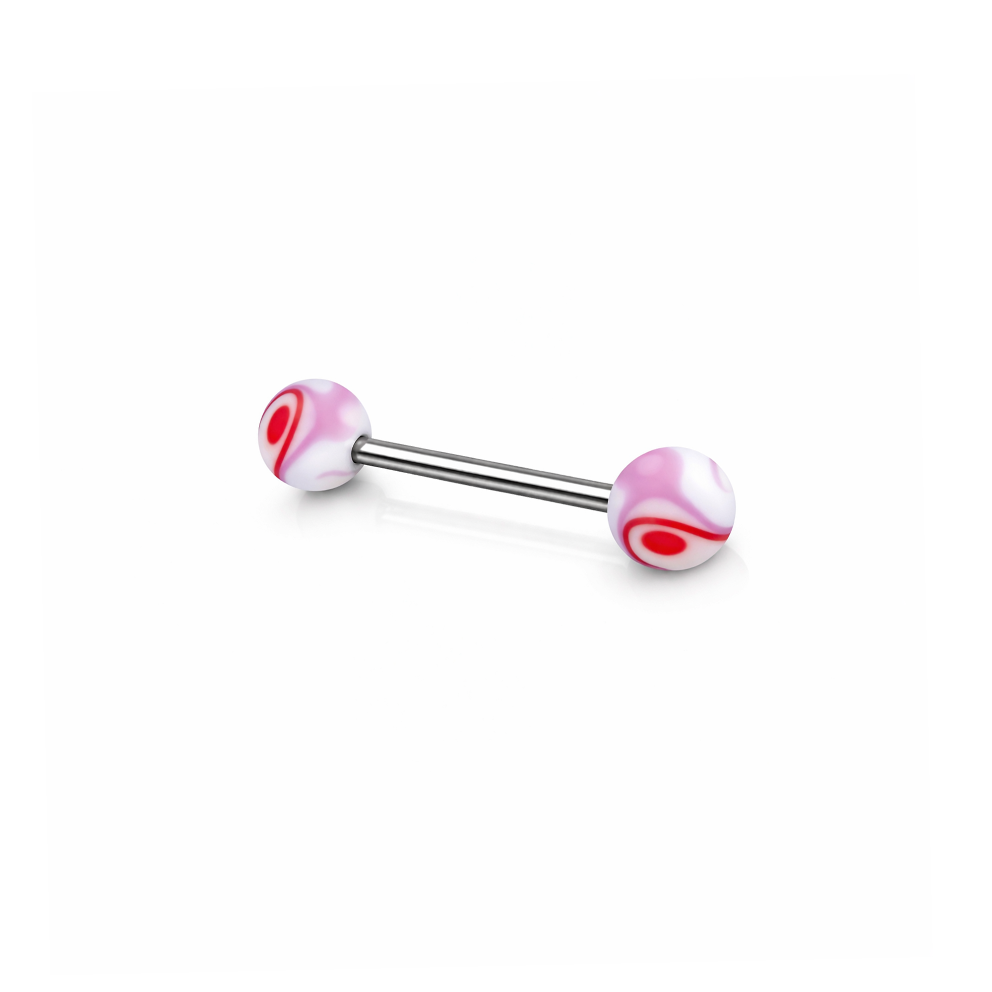 Swirl Tongue Barbell