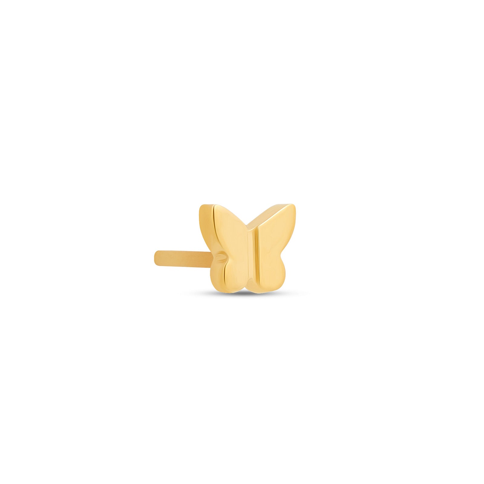 18k V-Gold Butterfly Flatback