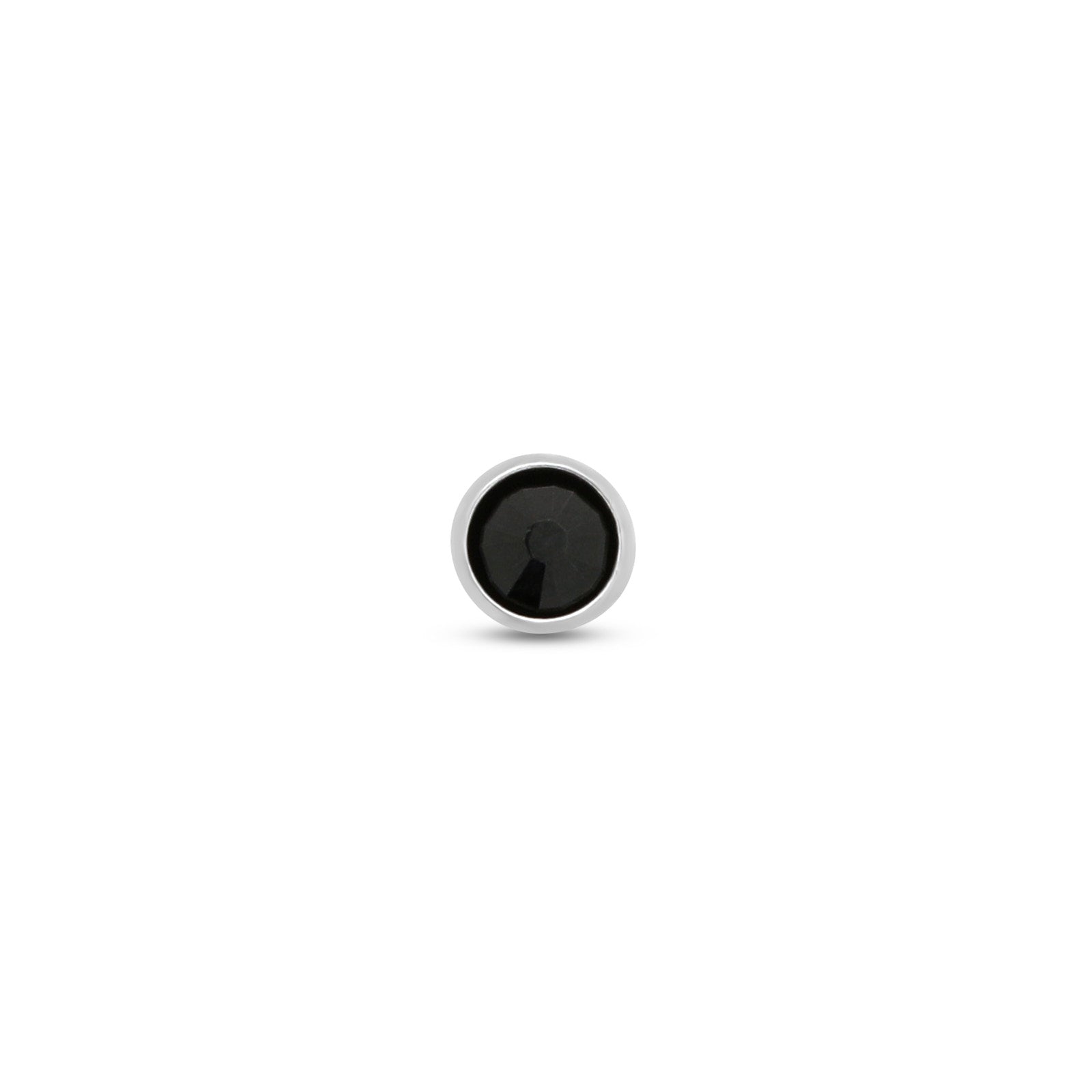 Bezel Crystal Threaded Flatback