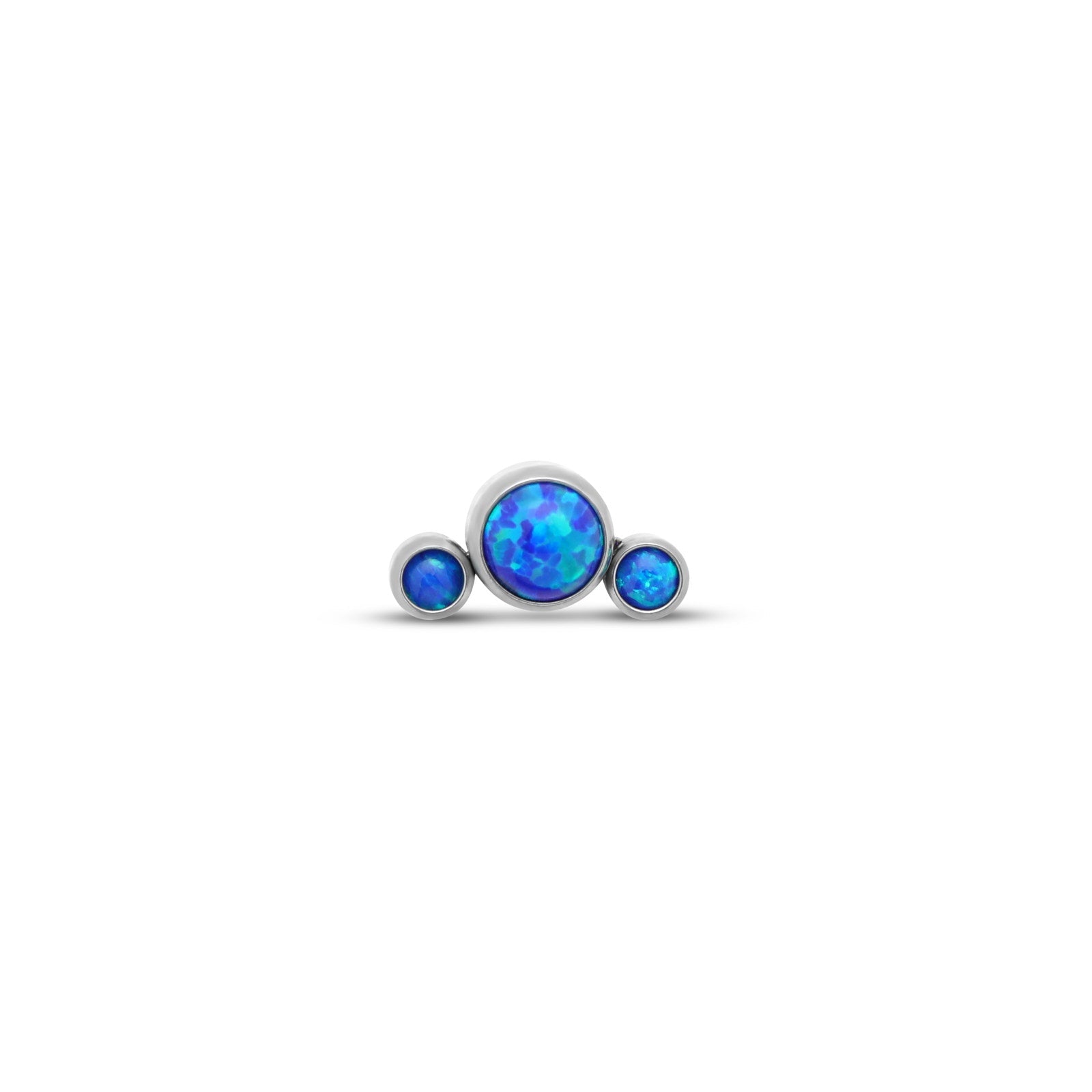 3 Crystal/Opal curved Flatback