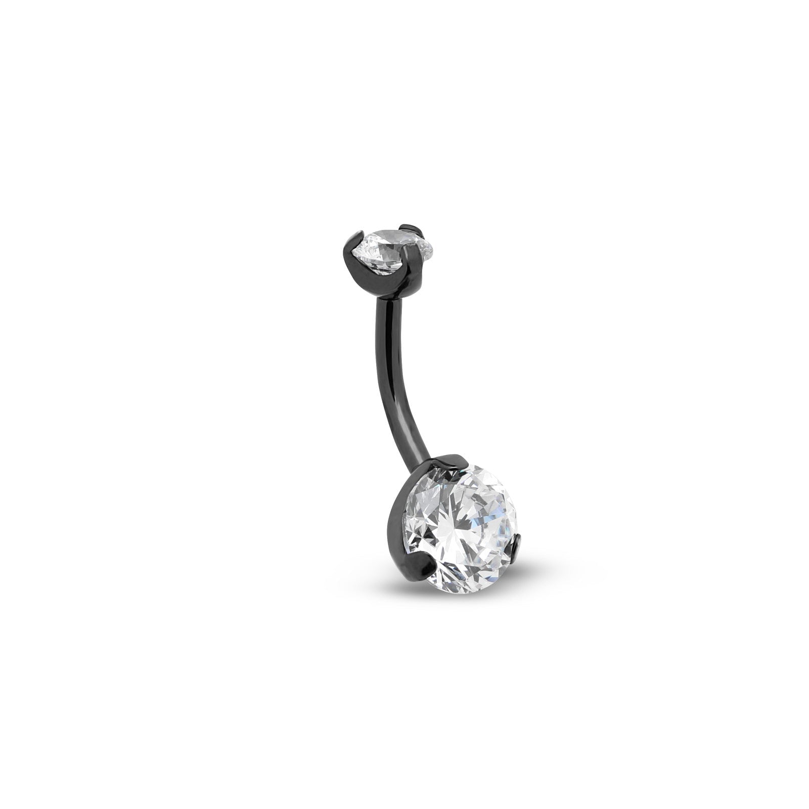 Blackline Claw Jewelled Navel Bar