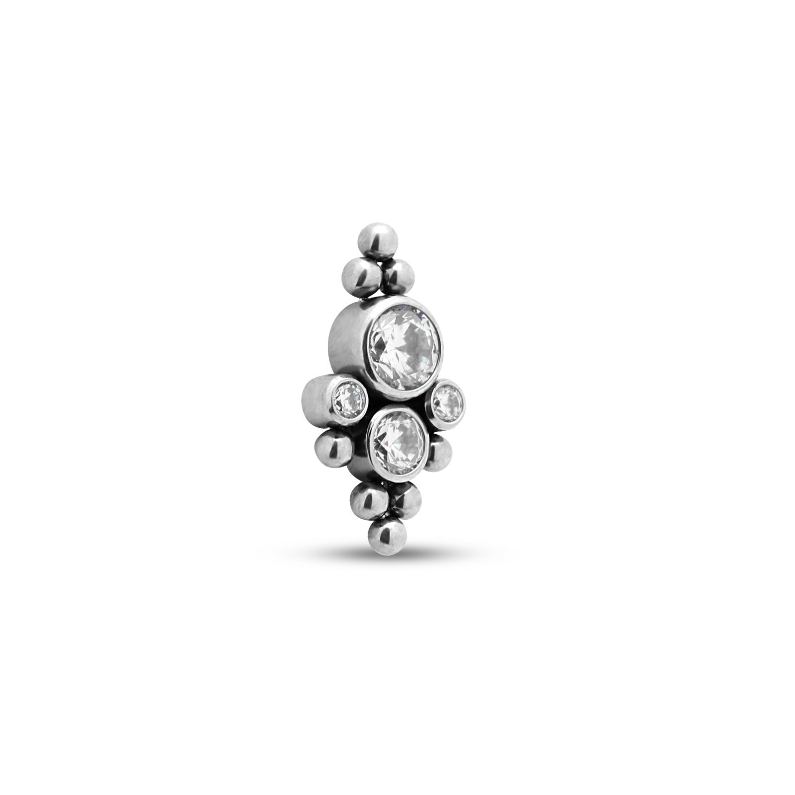 4 Jewel 8 Beads Cluster Flatback